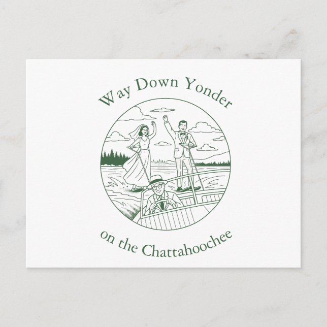 Sjö vibes helg vykort (Framsida)