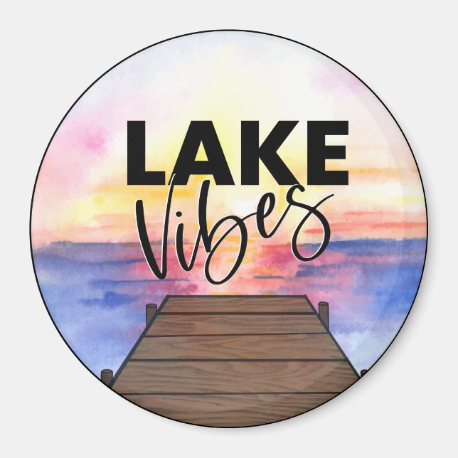 Sjö Vibes Magnet (Framsidan)