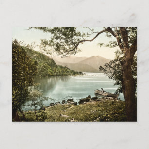 Sjö vid Innisfalled Killarney Ireland Postcard Vykort