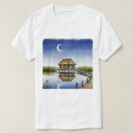 Sjö vid natt t shirt