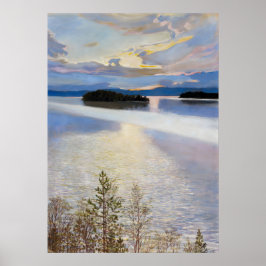 Sjö View by Akseli Gallen-Kallela Poster