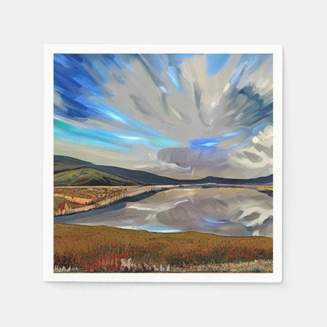 SJÖ VIEW PAPPERSSERVETT (Framsidan)