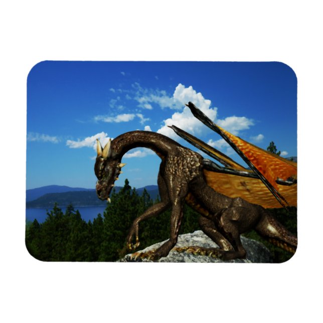 Sjö View Vinyl Magnet (Horisontell)