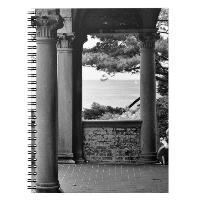 Sjö-vy Anteckningsbok Med Spiral (Framsidan)