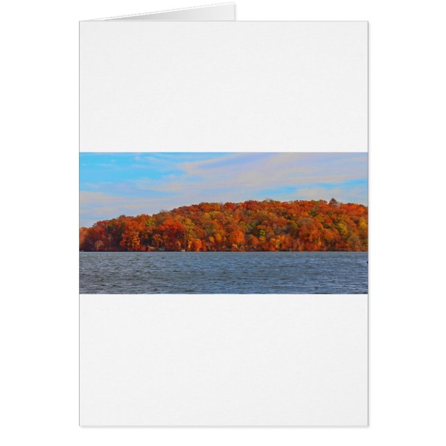 Sjö-vy Hälsningskort (Framsidan)