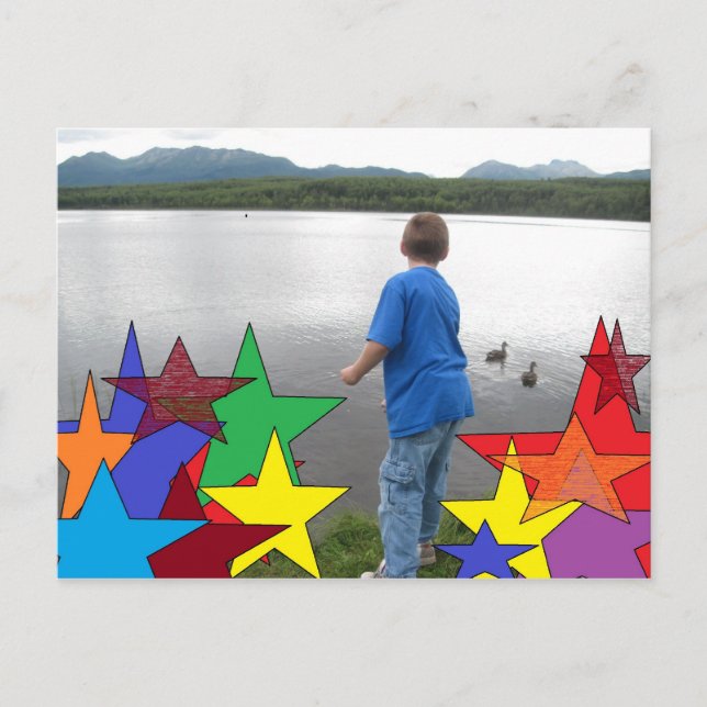 SJÖ VYKORT (Framsida)