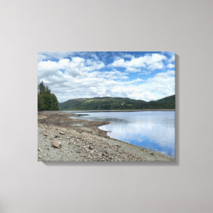 Sjö Vyrnwy Dam, Llanwddyn, Förenade kungariket Canvastryck