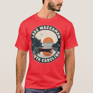 Sjö Waccamaw North olina Sunset T Shirt