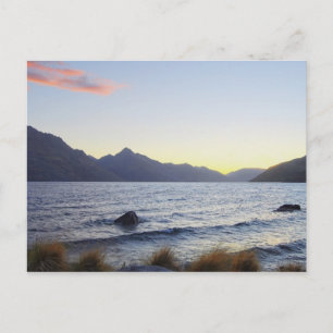 Sjö Wakatipu at Sunset, Queenstown, NZ Vykort
