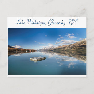 Sjö Wakatipu Glenorchy NZ Vykort