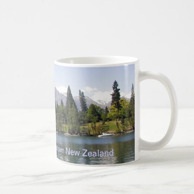 Sjö Wakatipu nyazeeländska Queenstown Kaffemugg (Höger)