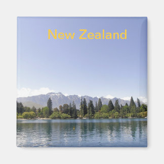 Sjö Wakatipu Queenstown Nya Zeeland Magnet