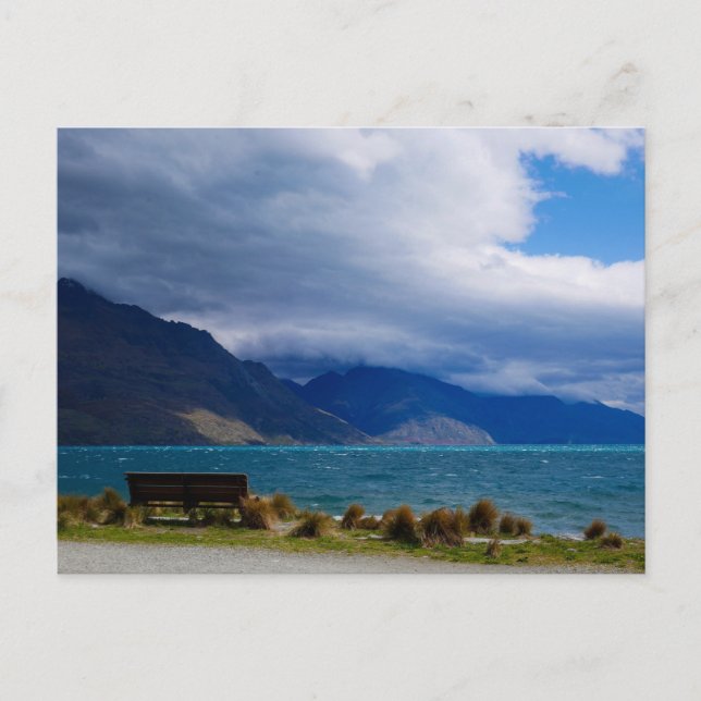 Sjö Wakatipu, Queenstown, Nya Zeeland - vykort (Framsida)