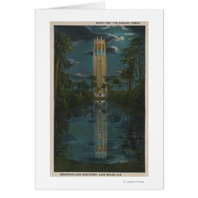 Sjö Wales, FL - View of Mt. Sjö & Singing Hälsningskort (Framsidan)