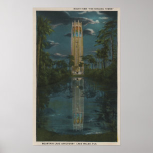 Sjö Wales, FL - View of Mt. Sjö & Singing Poster