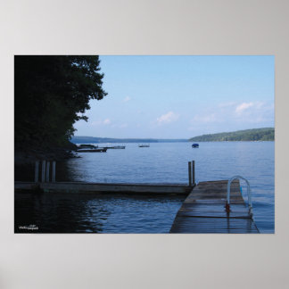 Sjö Wallenpaupack: Docks Poster