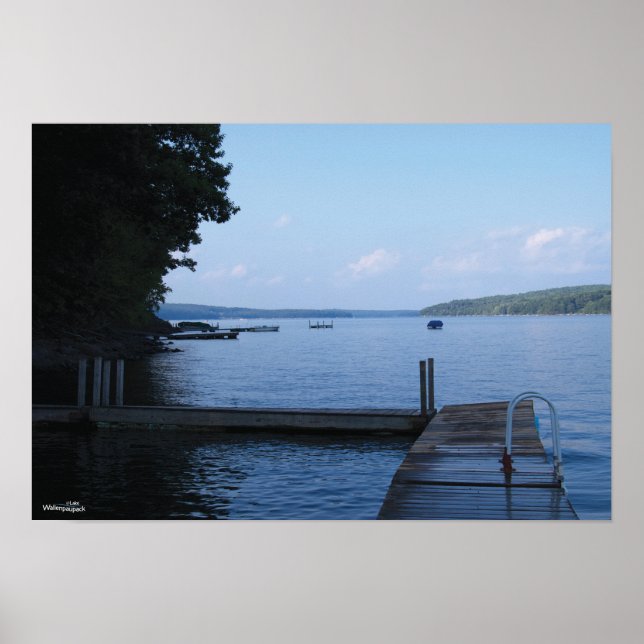Sjö Wallenpaupack: Docks Poster (Framsidan)
