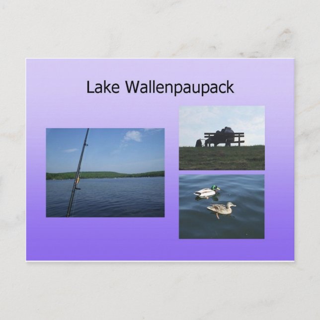 Sjö Wallenpaupack-vykort Vykort (Framsida)