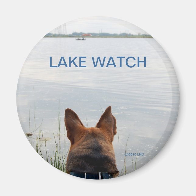 SJÖ WATCH HUND MAGNET (Framsidan)