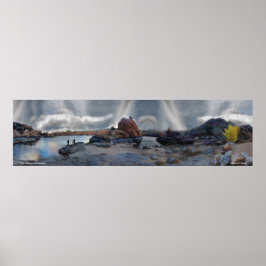 Sjö Watson Mindscape, Prescott Arizona Poster