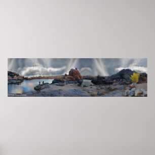 Sjö Watson Mindscape, Prescott Arizona Poster