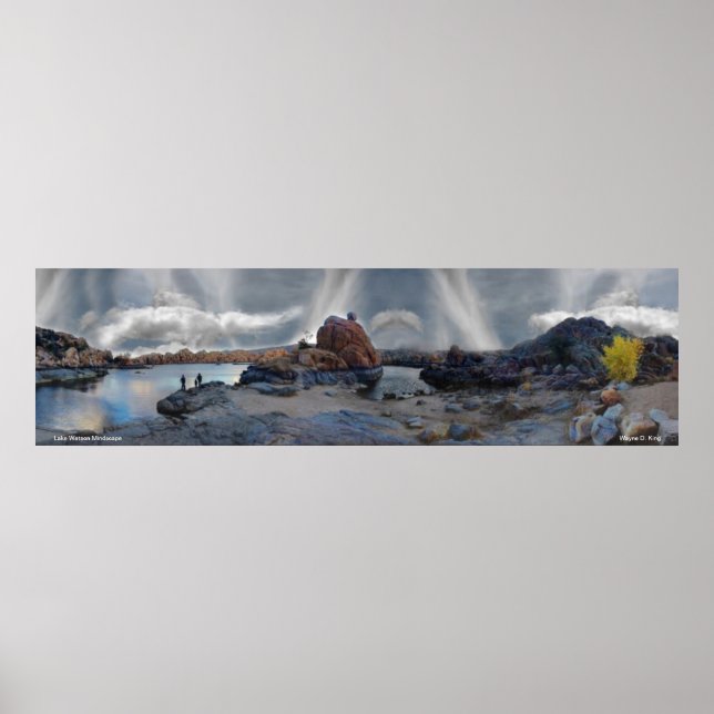 Sjö Watson Mindscape, Prescott Arizona Poster (Framsidan)