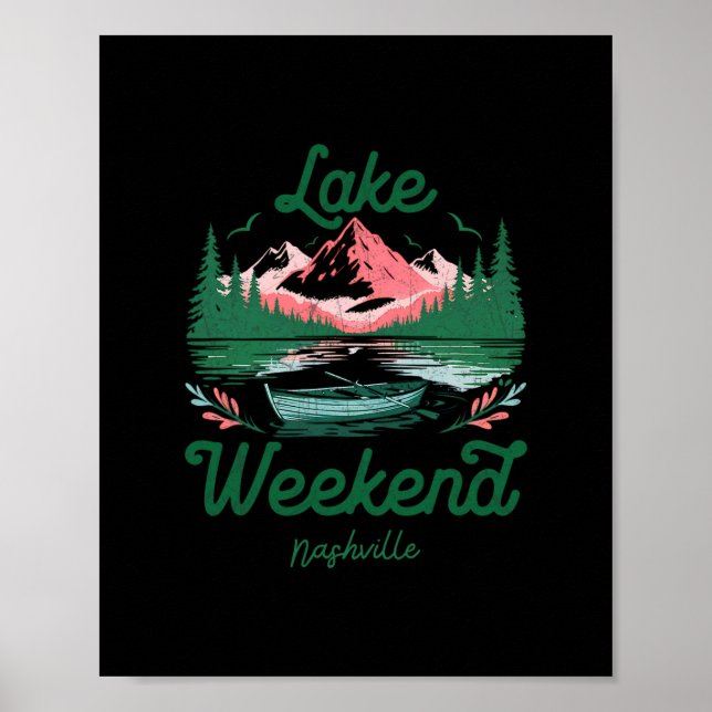 Sjö Weekend Semesterresa Nashville Tennessee  Poster (Framsidan)