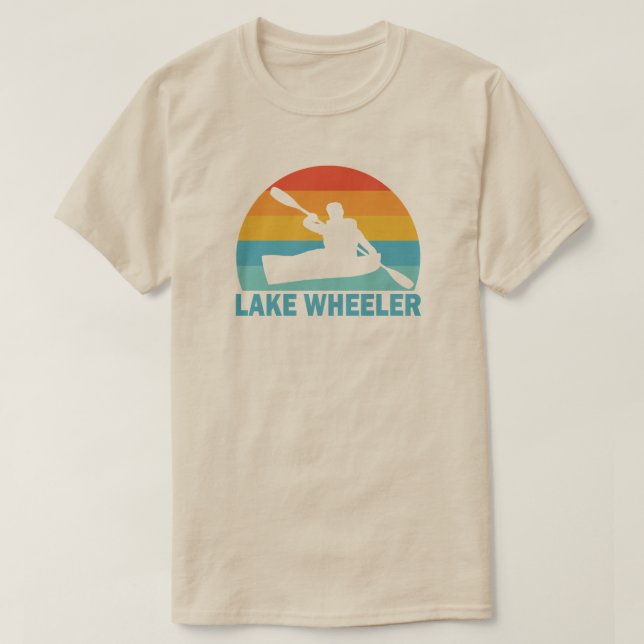 Sjö Wheeler North Carolina Kayak T Shirt (Design framsida)