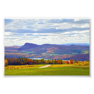 Sjö Willoughby, Vermont, hösten Fototryck