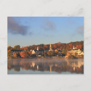 Sjö Winnipesaukee Autumn Meredith Waterfront Vykort