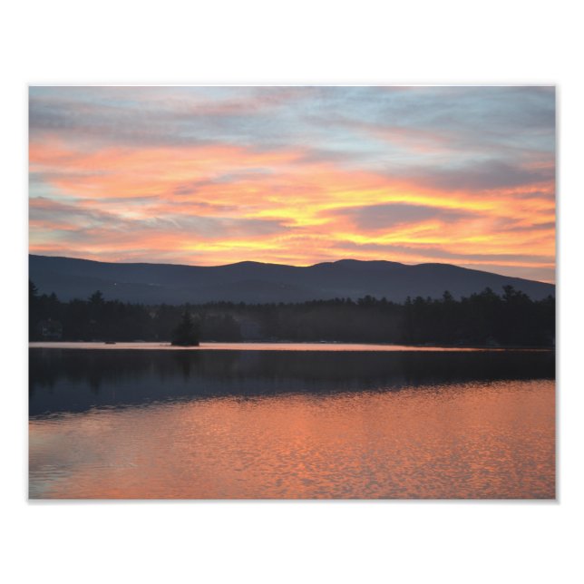 Sjö Winnipesaukee Fototryck (Framsidan)