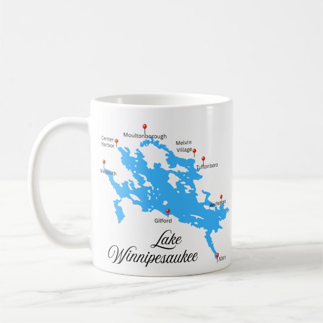 Sjö Winnipesaukee Kaffemugg (Vänster)