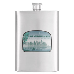 Sjö Winnipesaukee New Hampshire Hjort Fickplunta