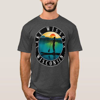 Sjö Wissota Wisconsin Paddleboarding T Shirt