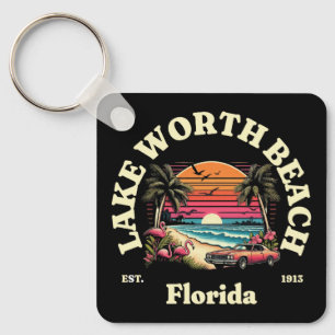 Sjö Worth Beach,Florida Nyckelring