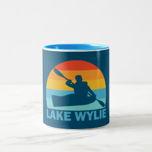 Sjö Wylie North Carolina South Carolina Kayak Två-Tonad Mugg