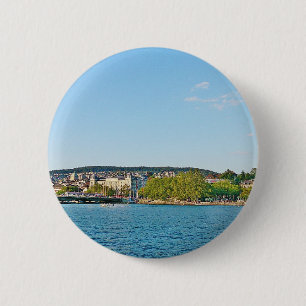 Sjö Zürich, besök Bellewue-bron Knapp
