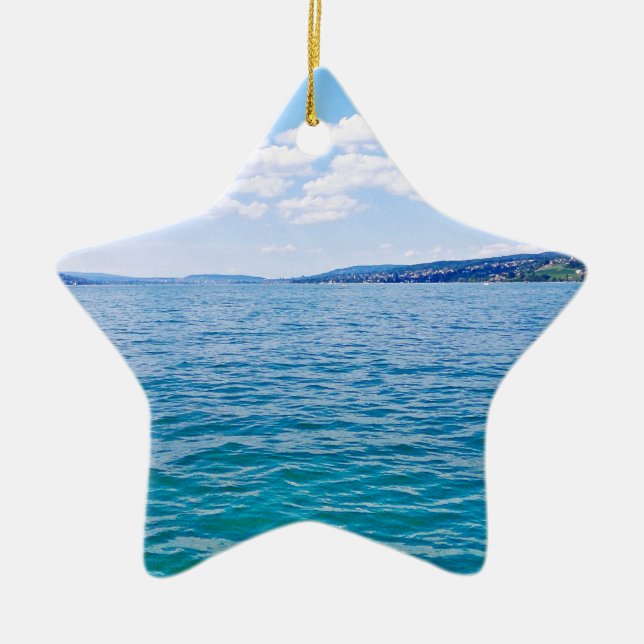 Sjö Zurich Julgransprydnad Keramik (Framsidan)