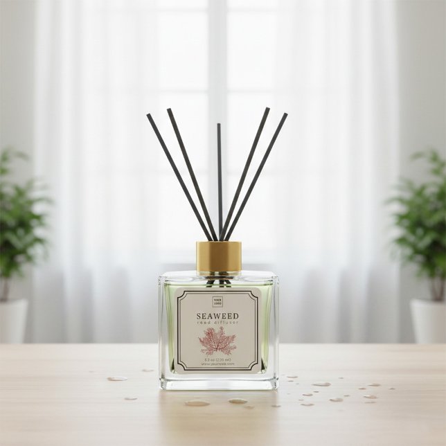 Sjöalgs Reed Diffusor Etikett (Skapare uppladdad)