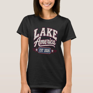Sjöamerika Est 2026 Patriotisk Vintage Sjö Liv T Shirt