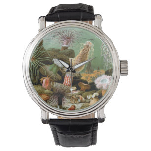 Sjöanemoner Marinliv, Vintage Havsdjur Armbandsur