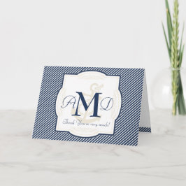 Sjöankare Båt Diagonala Ränder Virvlar Modernt Tack Kort