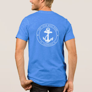 Sjöankare båtnamn anpassat t shirt