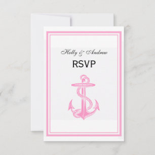 Sjöankare Rosa Ram 2V RSVP OSA Kort