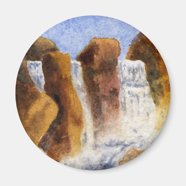 Sjöar, Bäck, Streams och Rivers Magnet (Framsidan)