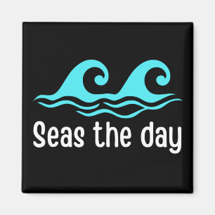 Sjöar Dagen vid den ädla oceanen Magnet