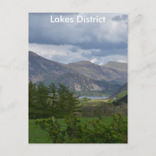Sjöar District i England Vykort