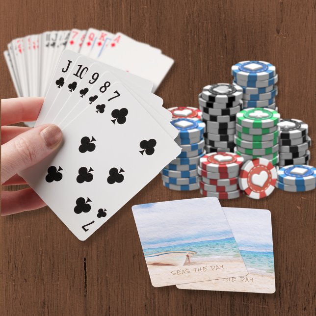 Sjöar fiskebåtens dagsnotering på strö casinokort (Skapare uppladdad)