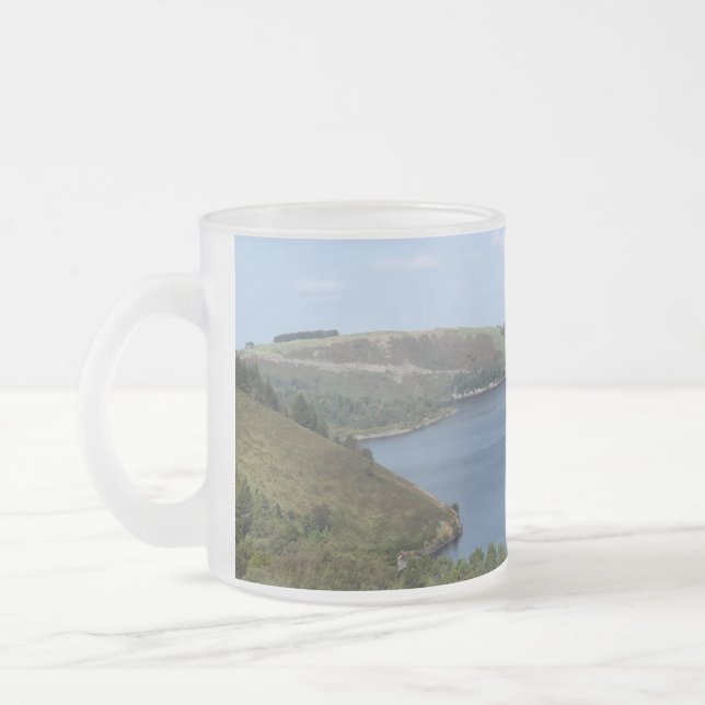 SJÖAR FROSTAD GLASMUGG (Vänster)