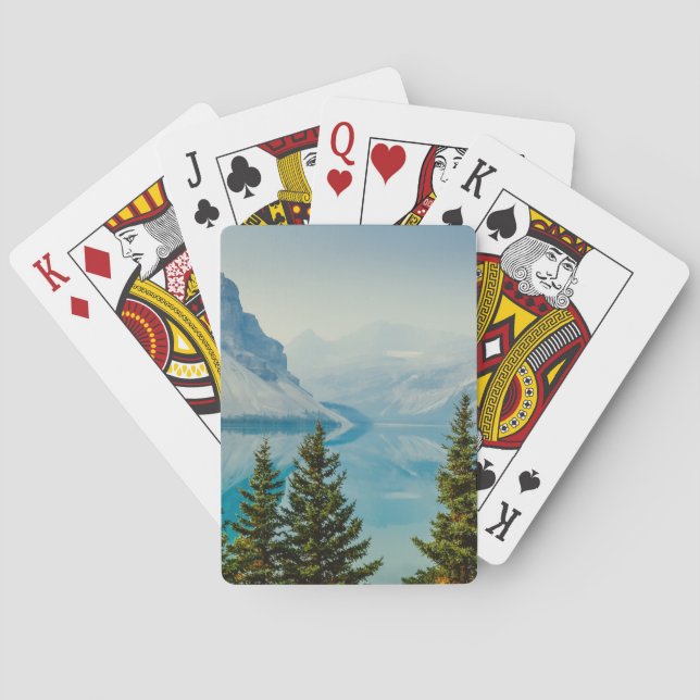 sjöar i vinterberget casinokort (Baksidan)